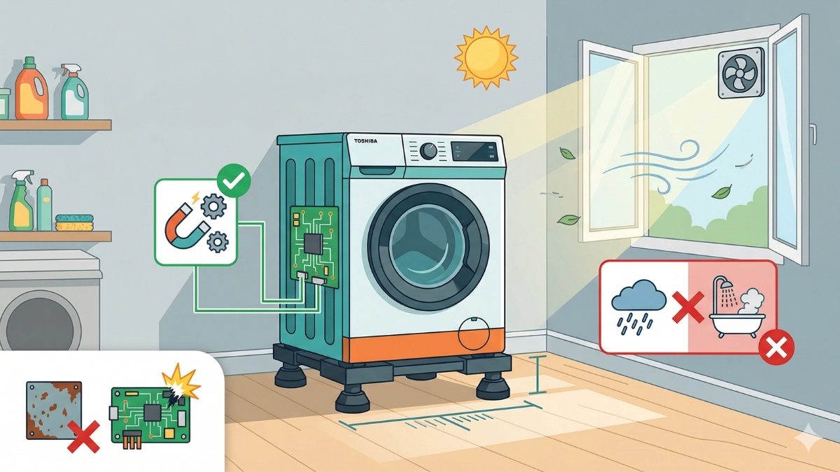 Lưu ý khi sử dụng để tránh lỗi đếm từ máy giặt Toshiba