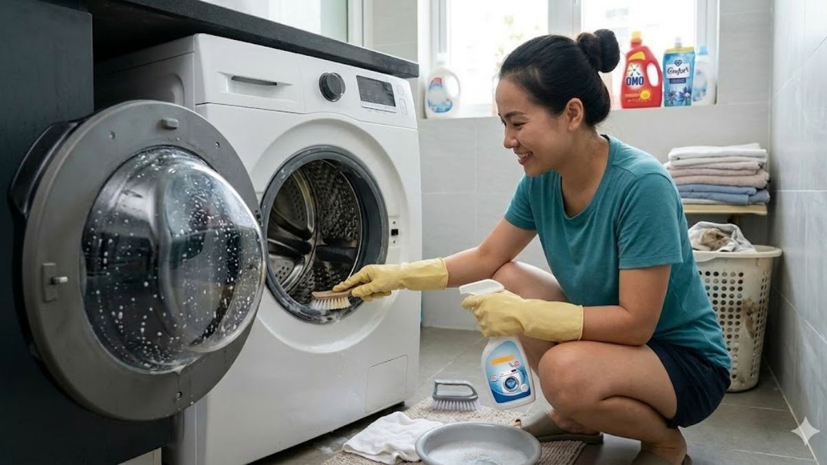 Vệ sinh máy giặt