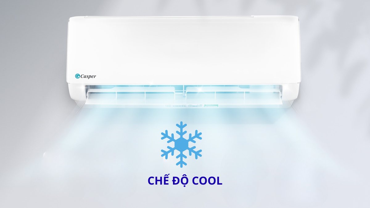 Điều hòa Casper để chế độ nào mát nhất