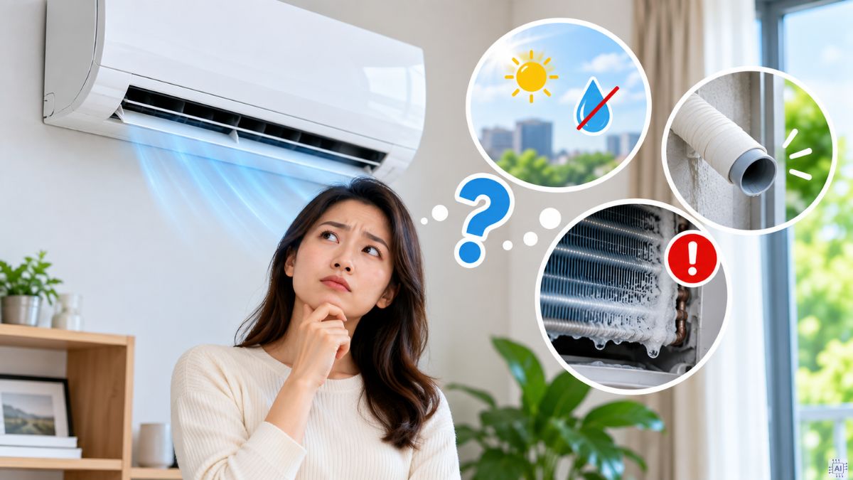 Điều hòa không chảy nước thải có sao không?