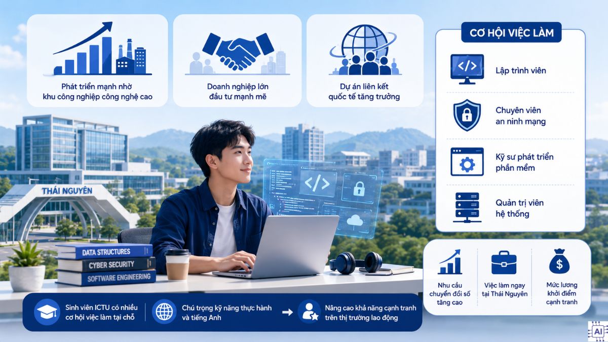 Cơ hội việc làm và triển vọng ngành công nghệ thông tin