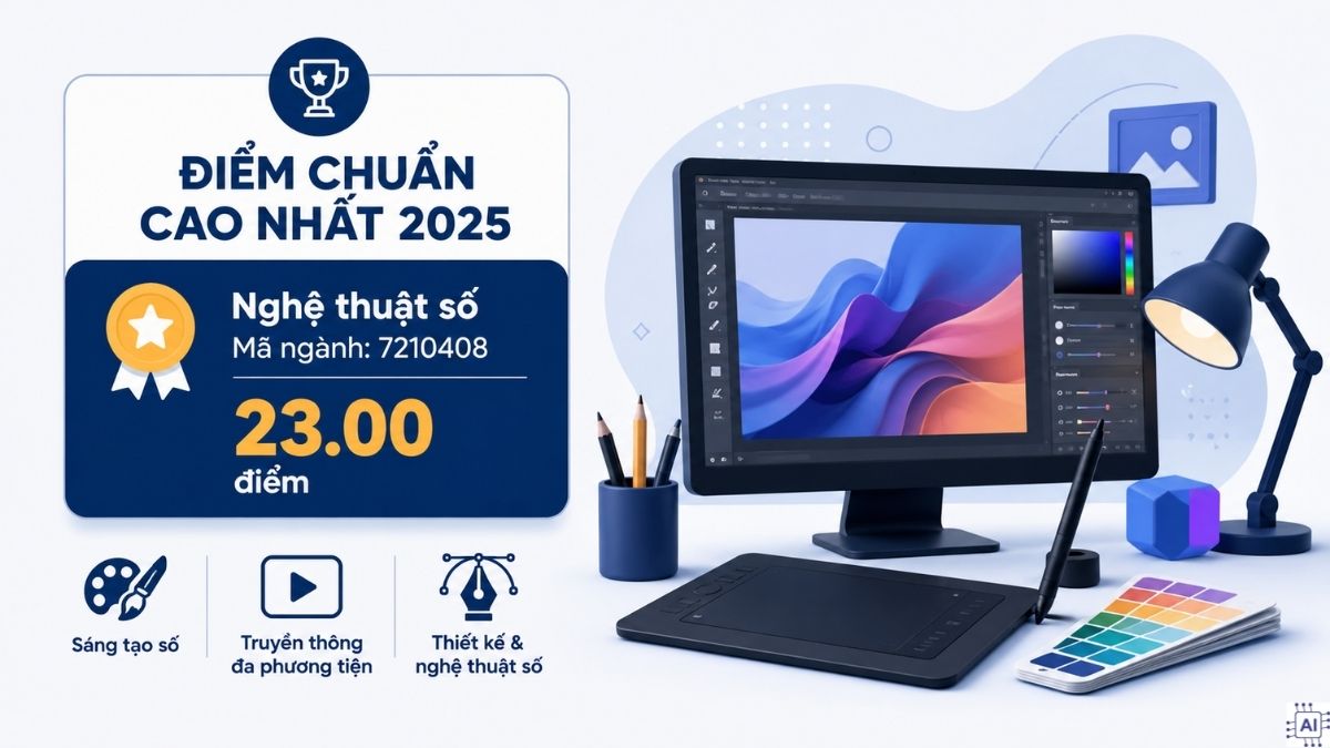 Ngành nào tại ICTU có điểm chuẩn cao nhất năm 2025?