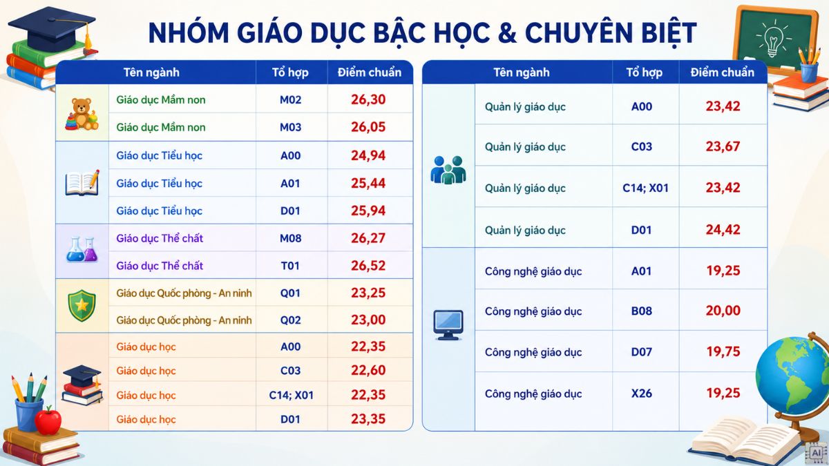 Nhóm Giáo Dục Bậc Học & Chuyên Biệt