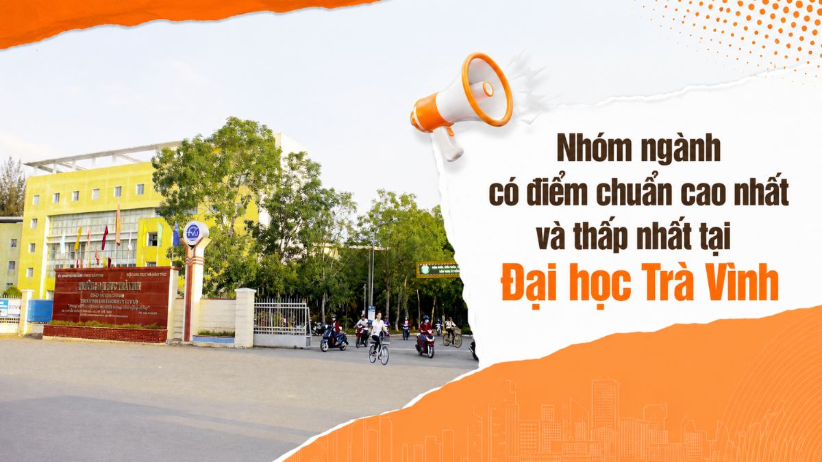 Nhóm ngành có điểm chuẩn cao nhất và thấp nhất TVU
