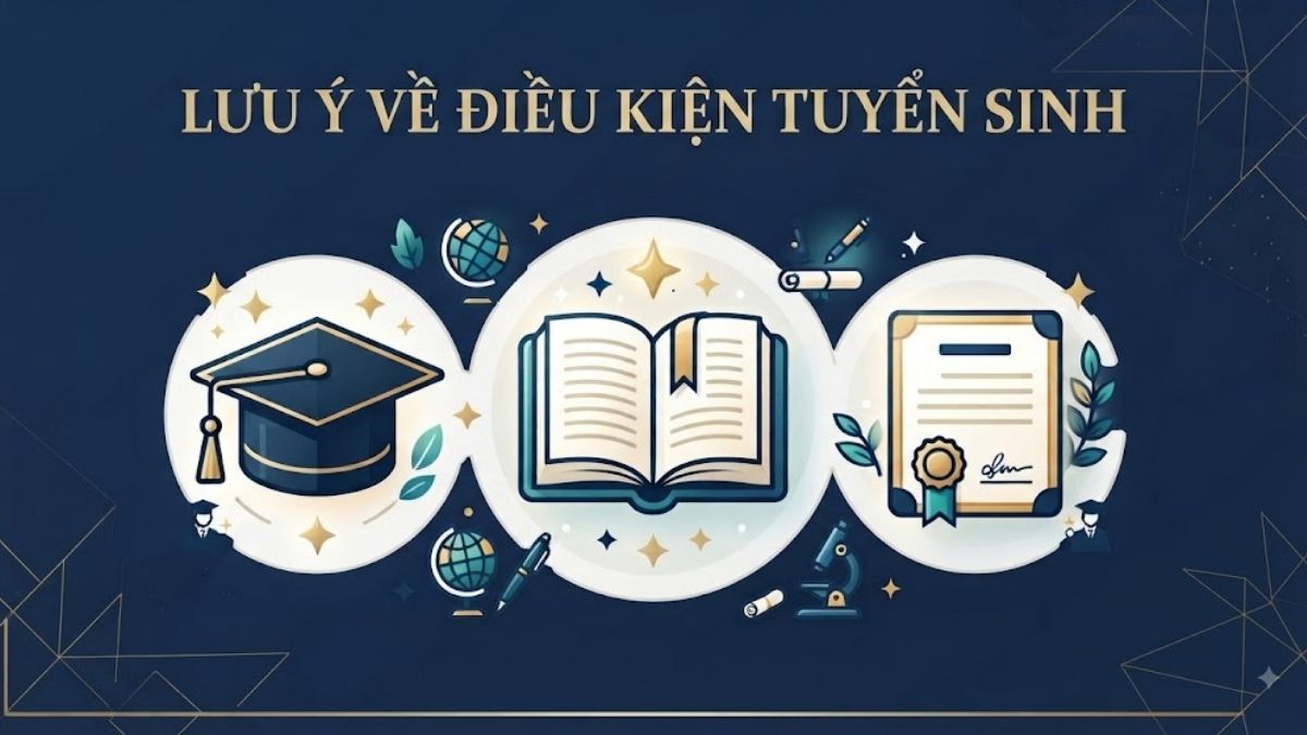 Lưu ý về điều kiện tuyển sinh