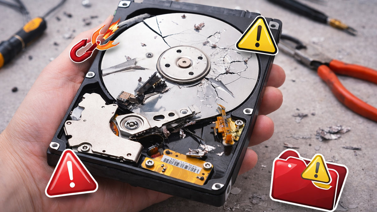 Nguyên nhân phổ biến khiến ổ cứng bị mất dữ liệu