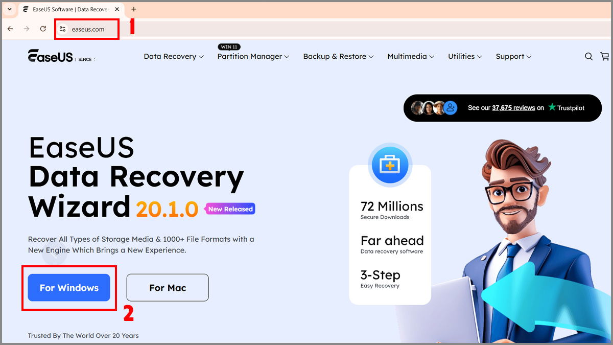 Sử dụng phần mềm khôi phục dữ liệu chuyên dụng