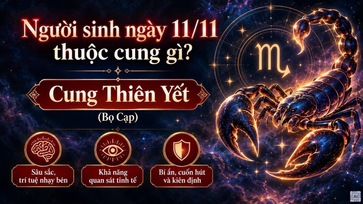 Người sinh ngày 11/11 cung gì?