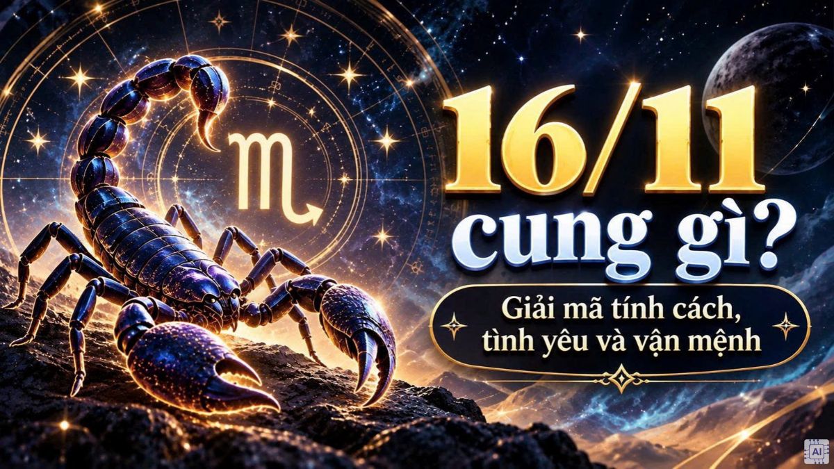 16/11 cung gì? Giải mã tính cách, tình yêu và vận mệnh