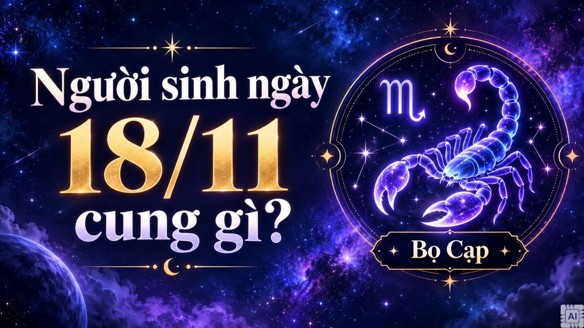 Người sinh ngày 18/11 cung gì?