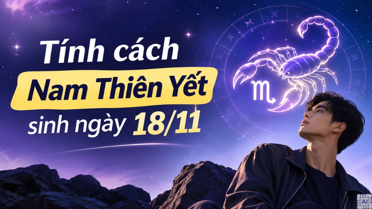 Tính cách nam Thiên Yết sinh ngày 18/11
