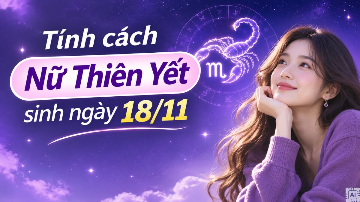 Tính cách nữ Thiên Yết sinh ngày 18/11