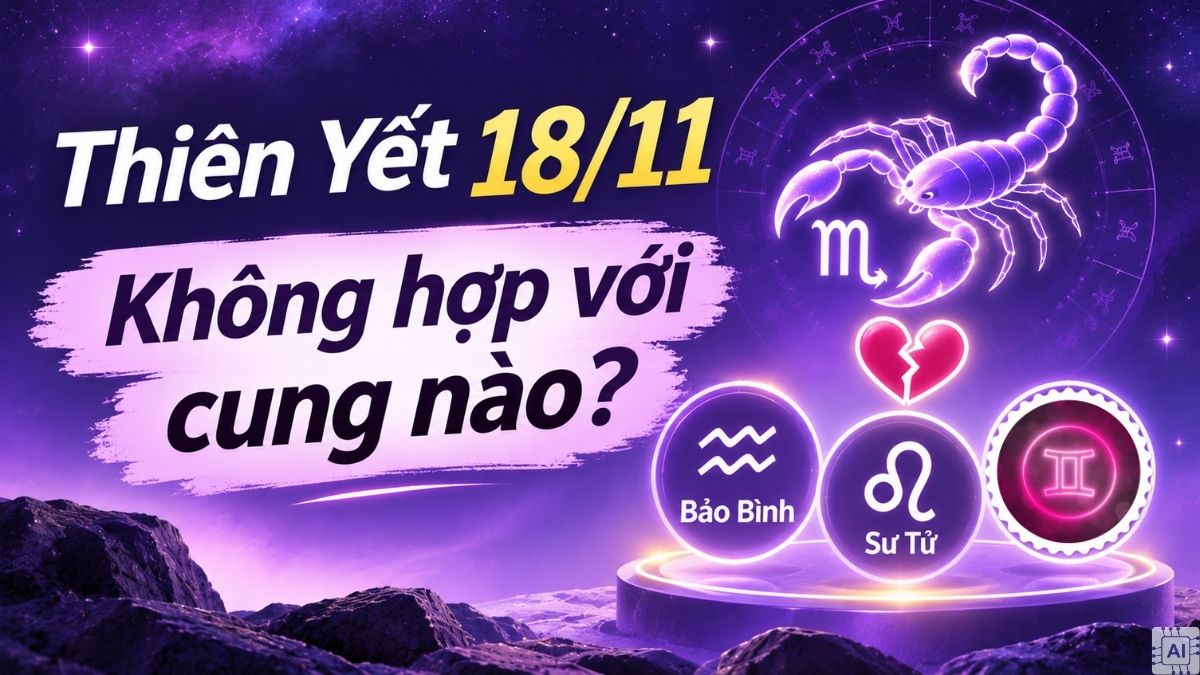 Thiên Yết 18/11 không hợp với cung nào?