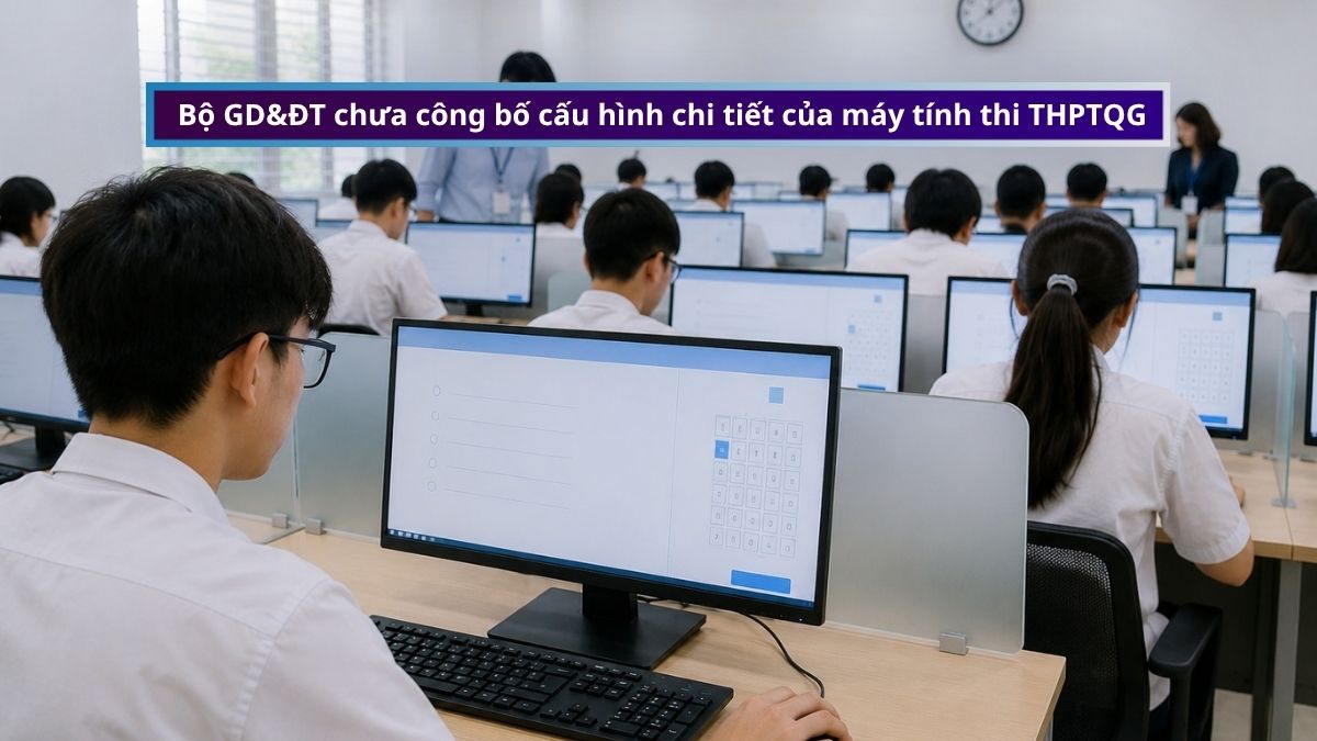 Điều kiện dùng máy tính để thi tốt nghiệp THPT