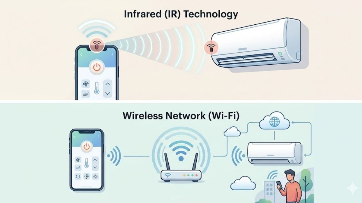 App điều khiển điều hòa hoạt động như thế nào?