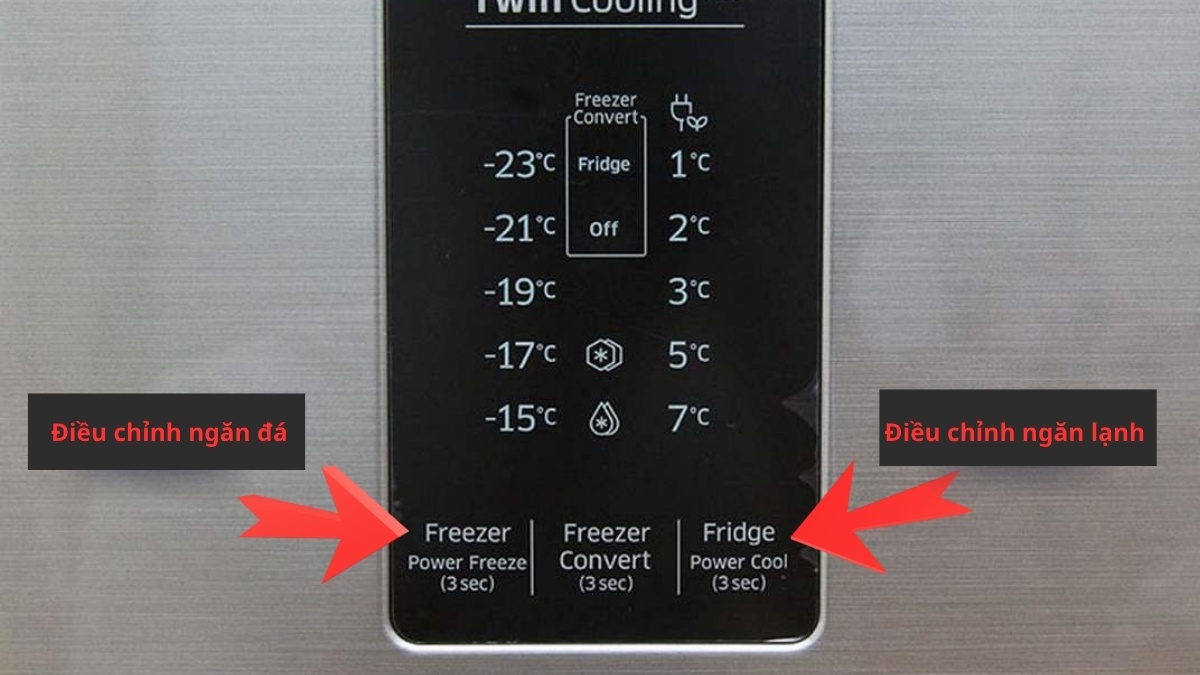 Cách sử dụng bảng điều khiển tủ lạnh Samsung