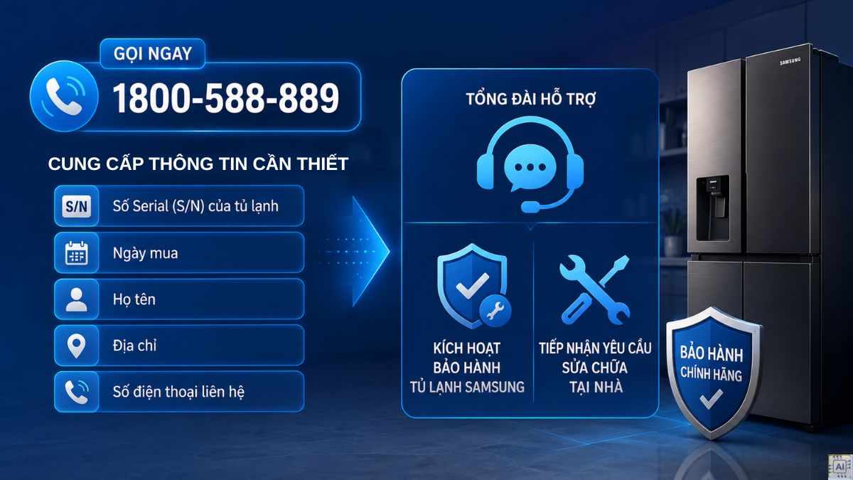 Cách kích hoạt bảo hành qua tổng đài
