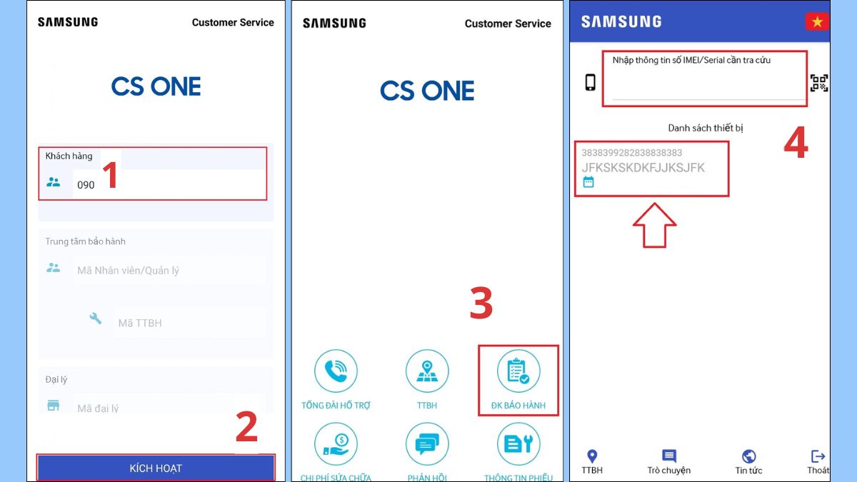 Kiểm tra bảo hành tủ lạnh Samsung