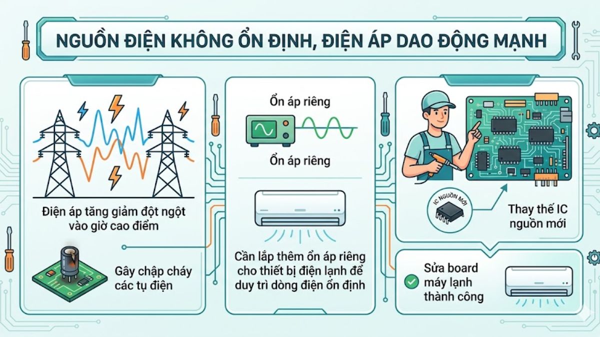 Nguyên nhân hư bo máy lạnh