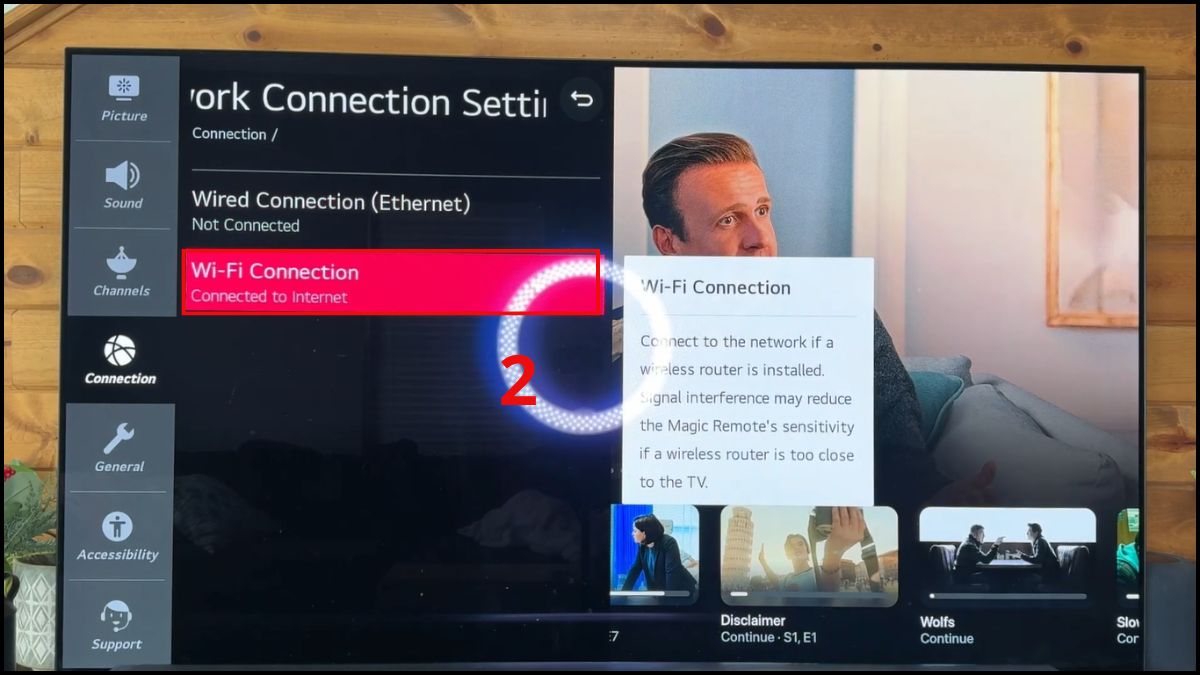 Chọn Wi-Fi Connection