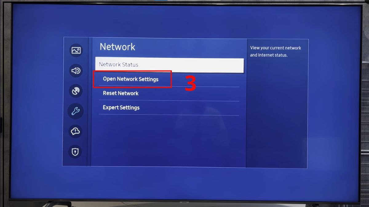 Mở Open Network Settings