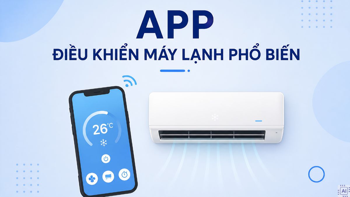 App điều khiển máy lạnh phổ biến