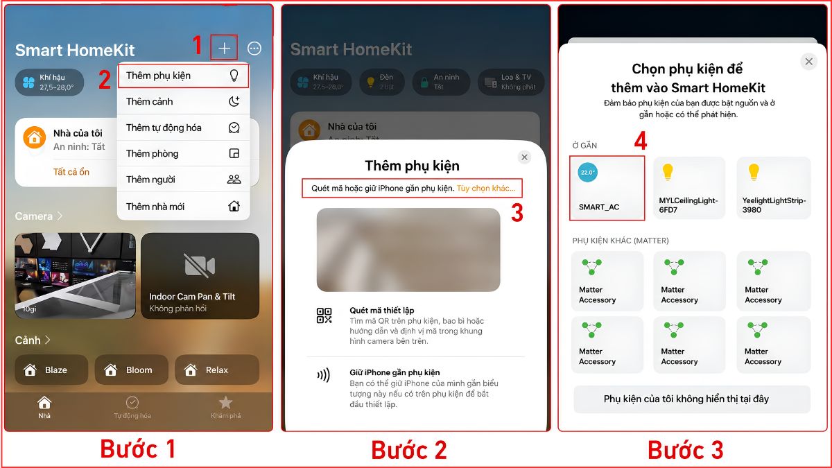 Cách điều khiển điều hòa bằng điện thoại iPhone