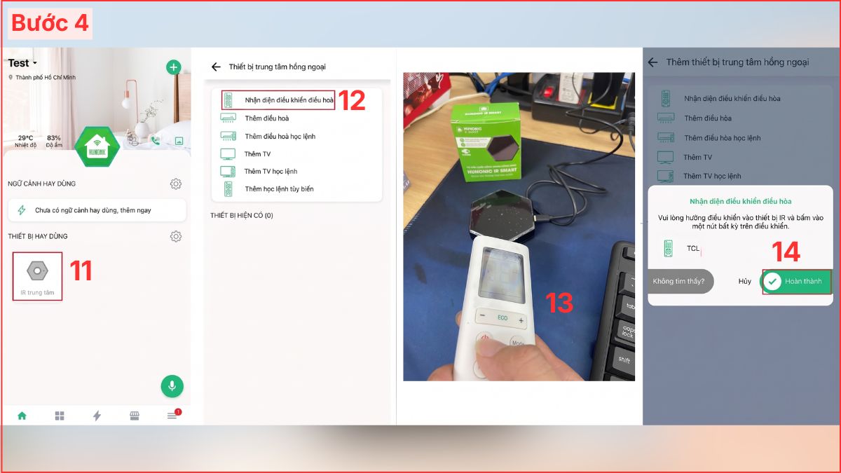 Nhận diện remote điều hòa