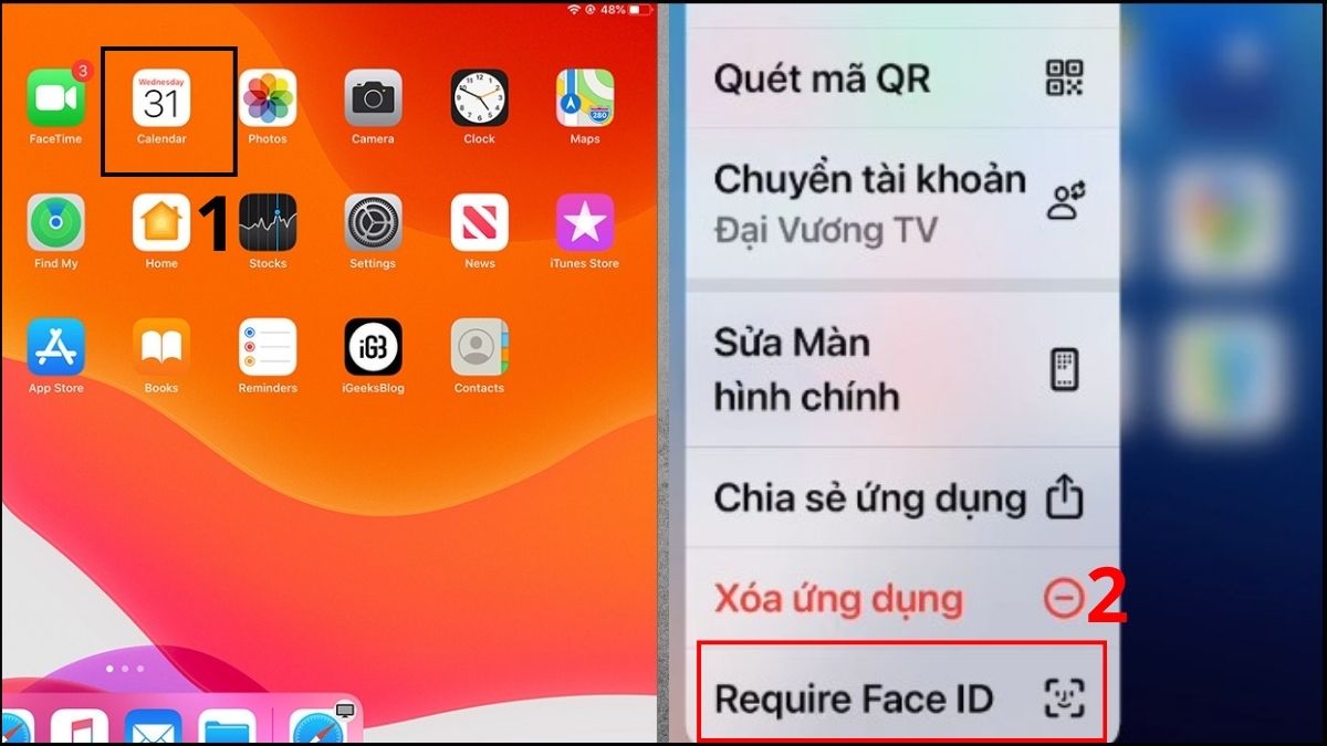 Cách ẩn ứng dụng đã tải về trên iPad