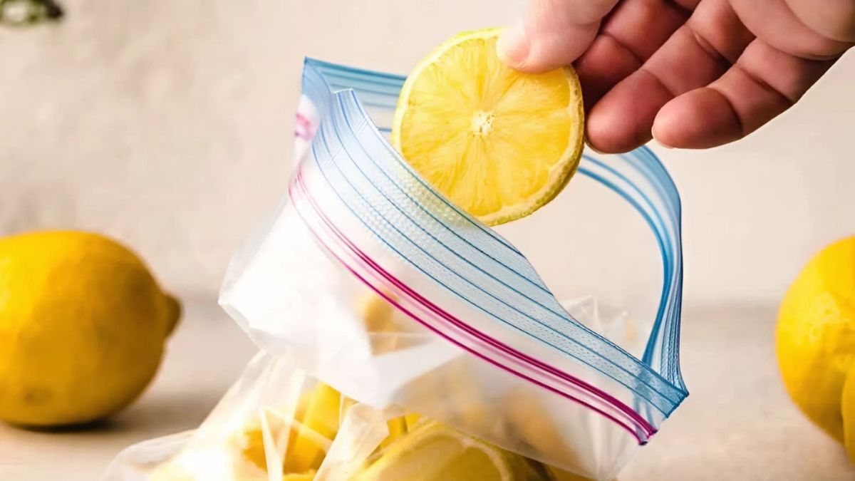Bảo quản chanh nguyên trái bằng túi nilon kín