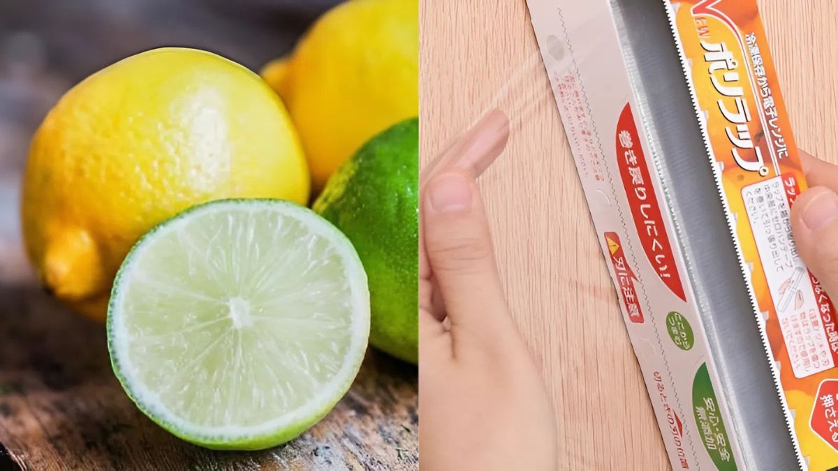 Bảo quản chanh bằng giấy báo hoặc màng bọc thực phẩm