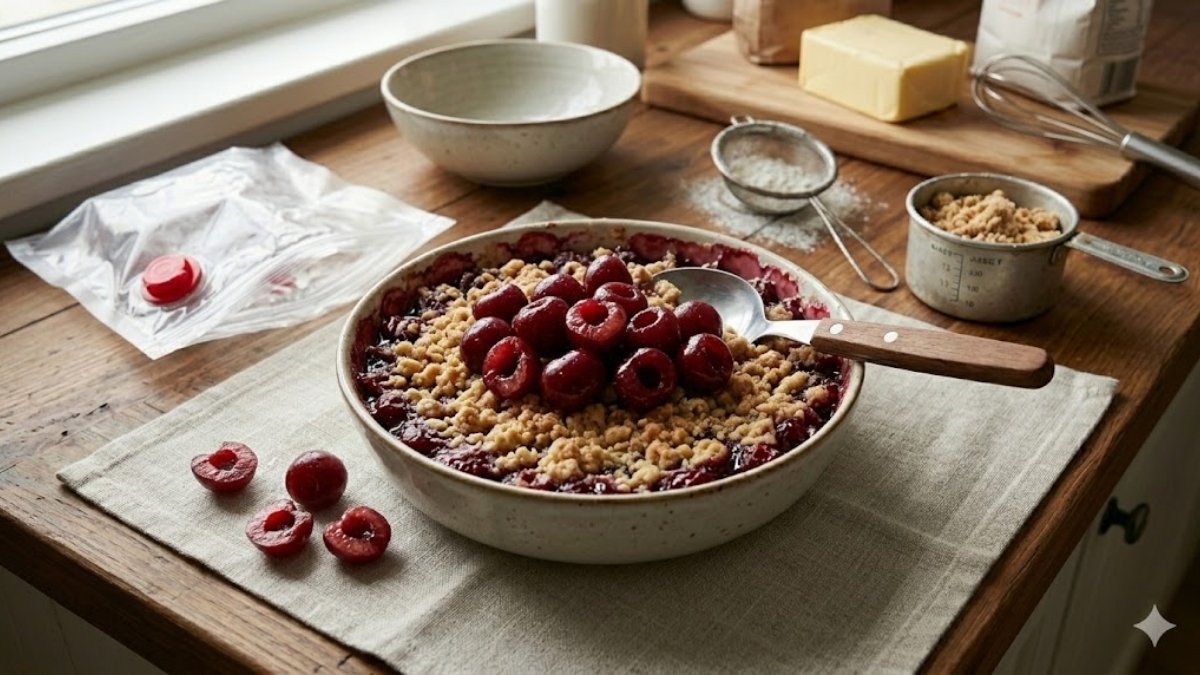 Cherry sau khi rã đông