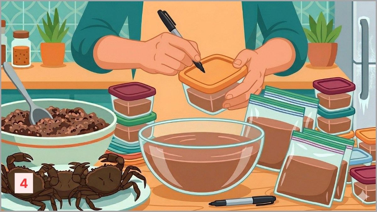 : Ghi chú rõ ngày tháng bắt đầu bảo quản 