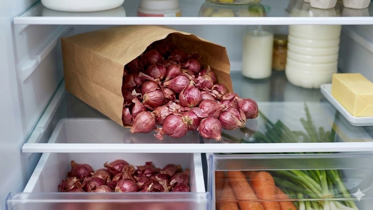 Cách bảo quản hành khô trong tủ lạnh