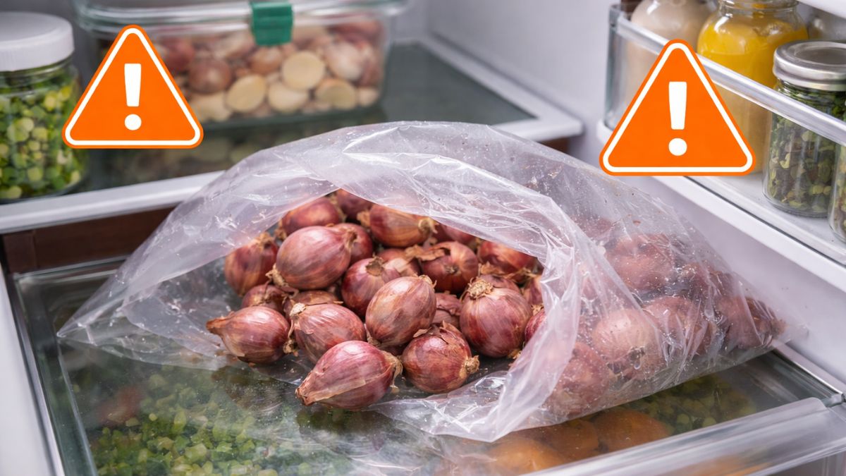 Những lỗi phổ biến khiến hành nhanh hỏng trong tủ lạnh