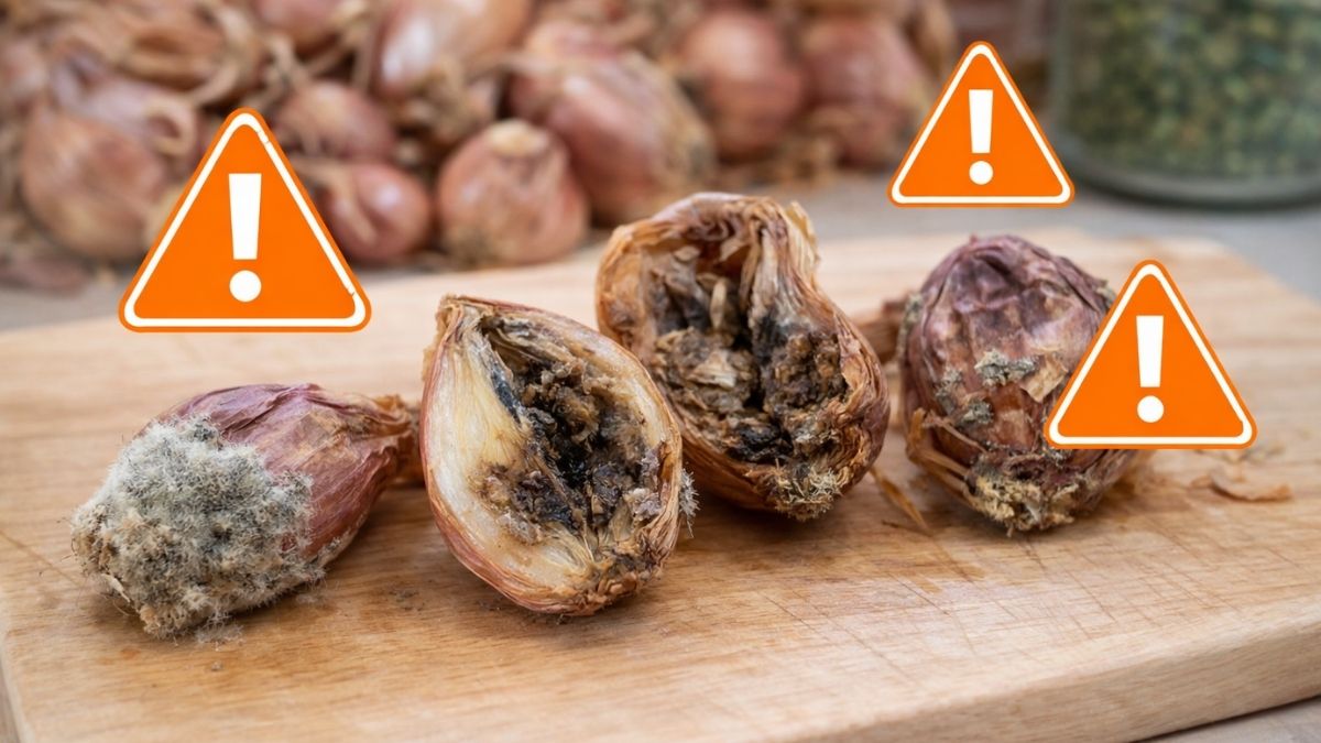 Dấu hiệu nhận biết hành khô đã hỏng