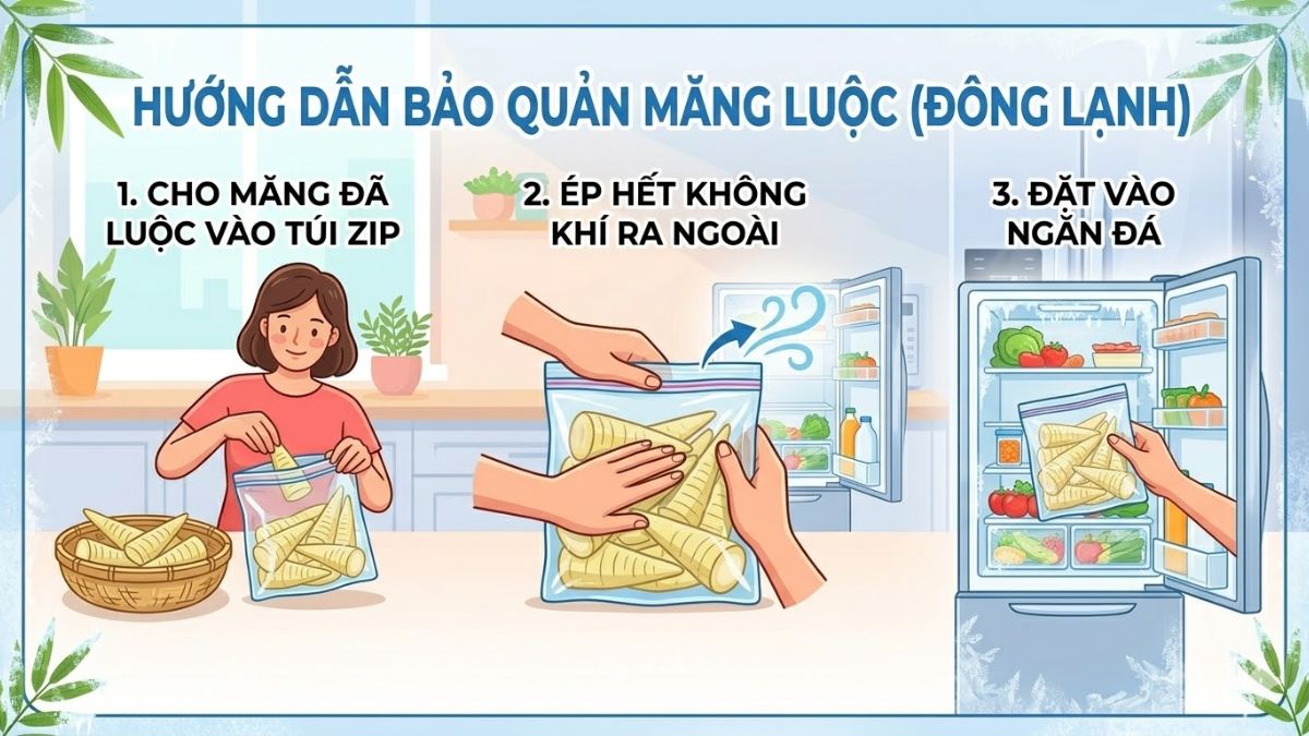Cấp đông để bảo quản dài ngày