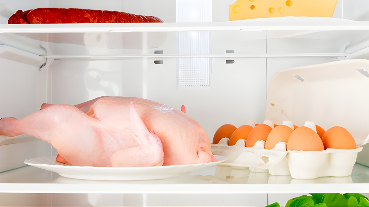 Thịt gà sống để ngăn mát được bao lâu?