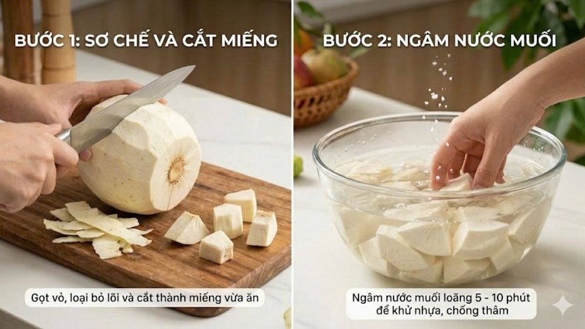 Cách sơ chế trái sake trước khi cho vào ngăn đông