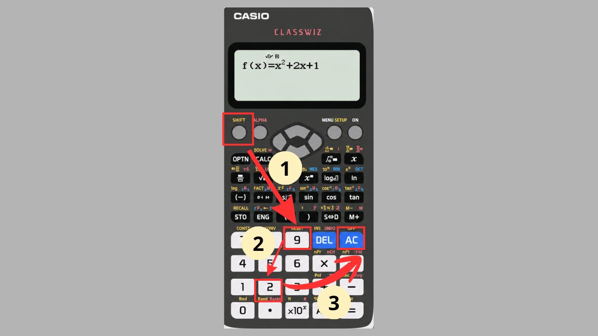 Lỗi thường gặp khi bấm phương sai trên máy tính Casio 580
