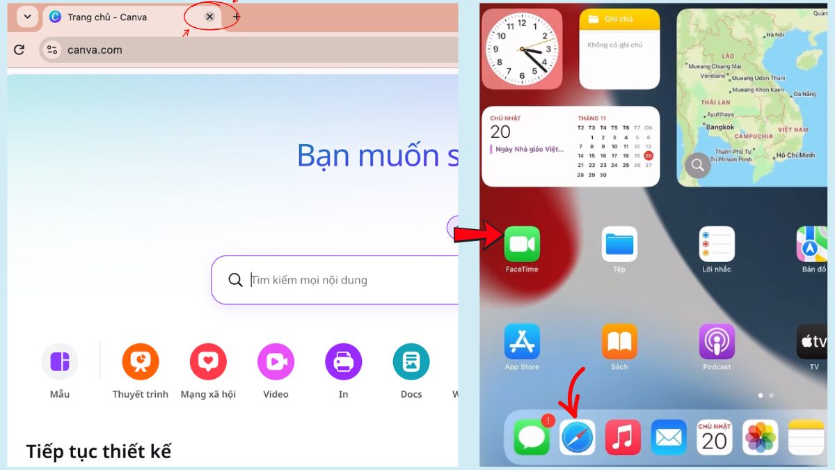 Bật JavaScript trên Chrome và Firefox cho iPad