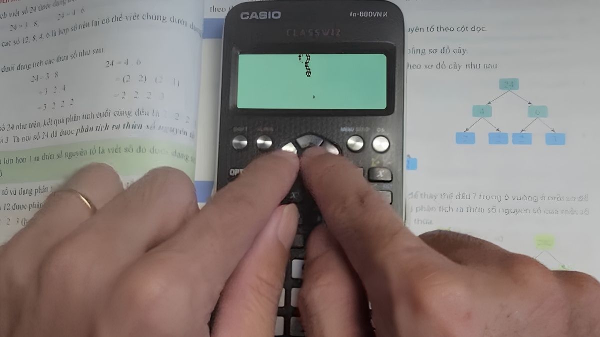 Chơi Mario trên máy tính Casio fx 580vnx