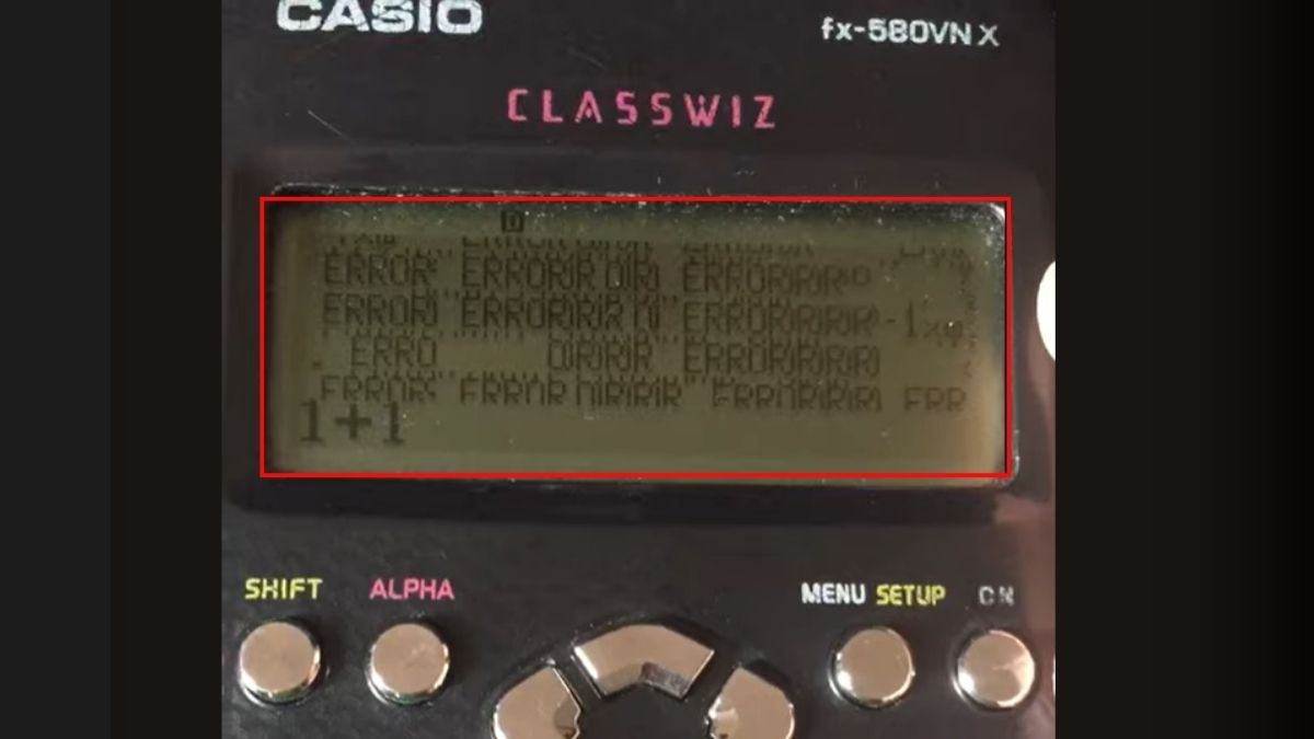 Các hiệu ứng và trò thú vị khác trên Casio fx 580vnx