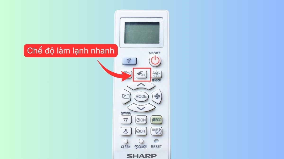Cách chỉnh máy lạnh Sharp với các chế độ nâng cao