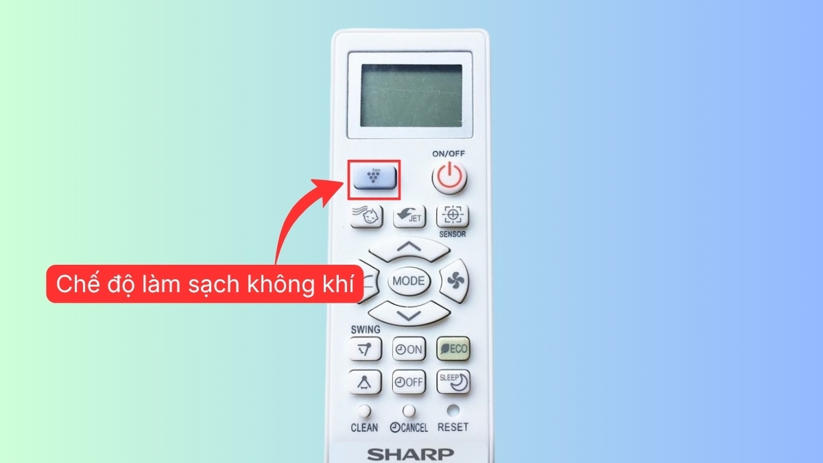Cách bật chế độ lọc không khí Plasmacluster
