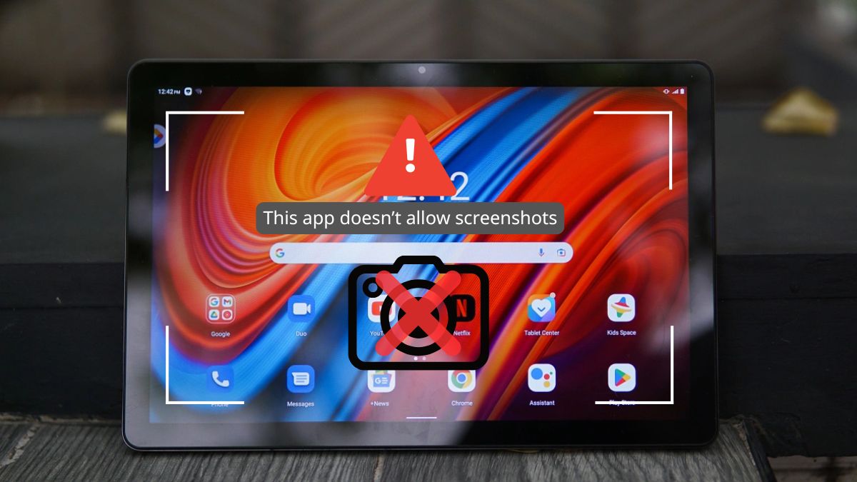 Lỗi thường gặp khi chụp màn hình máy tính bảng Lenovo