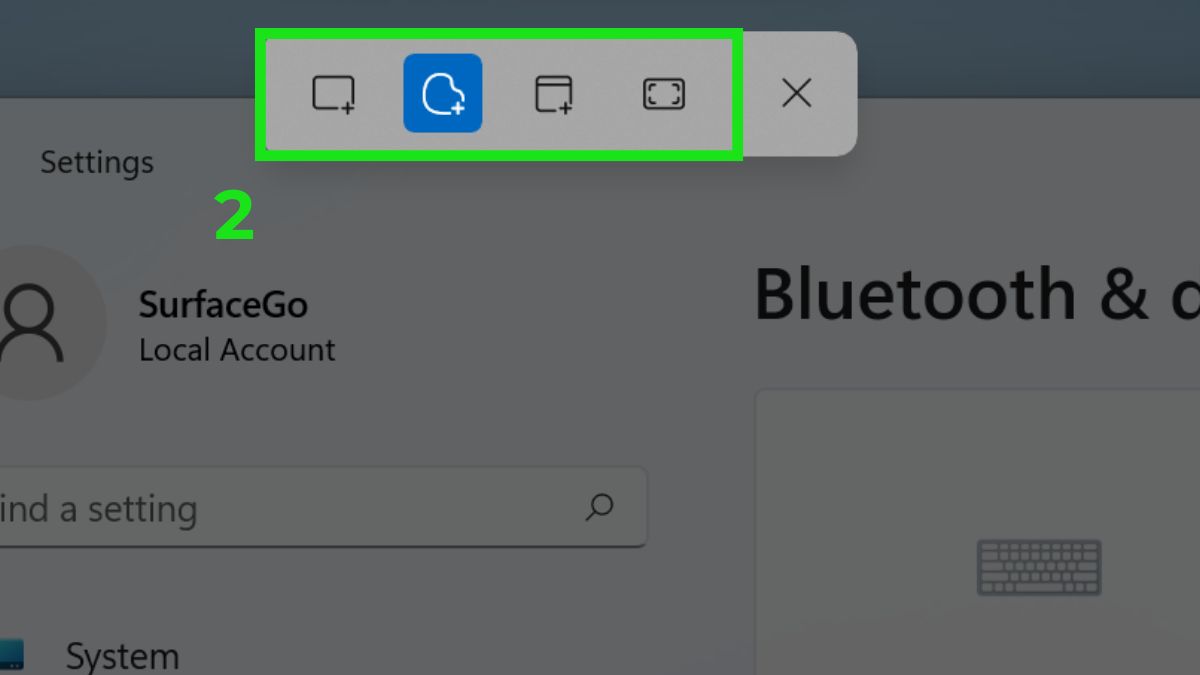 Chọn chế độ chụp mong muốn
