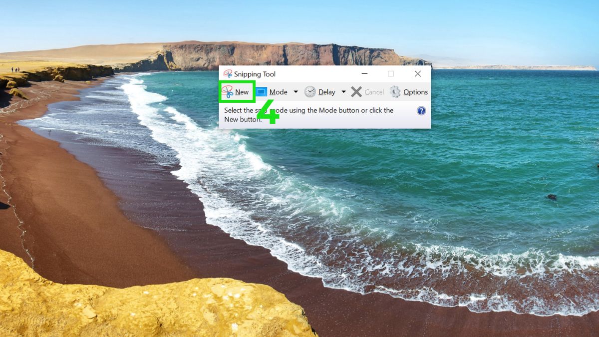 Tại đây bạn hãy nhấn vào New