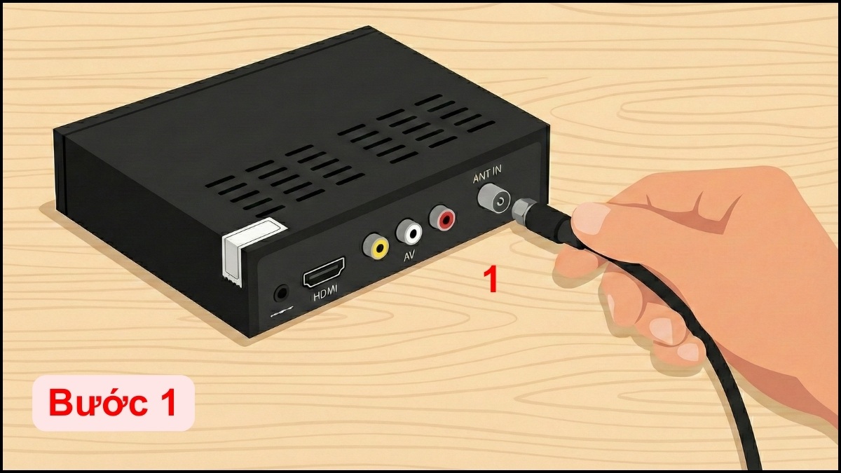 Cách dò kênh tivi đời cũ 