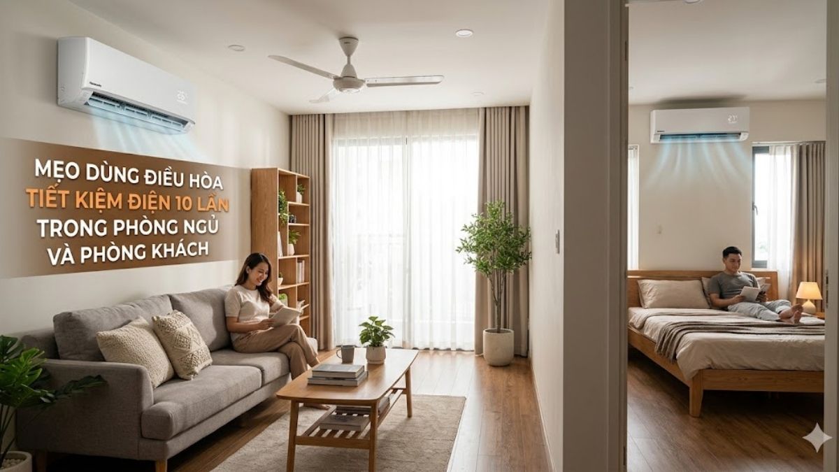 Mẹo dùng điều hòa tiết kiệm điện